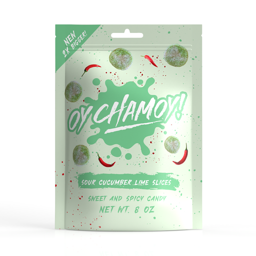 Oy Chamoy! 8oz. Sour Cucumber Lime Slices