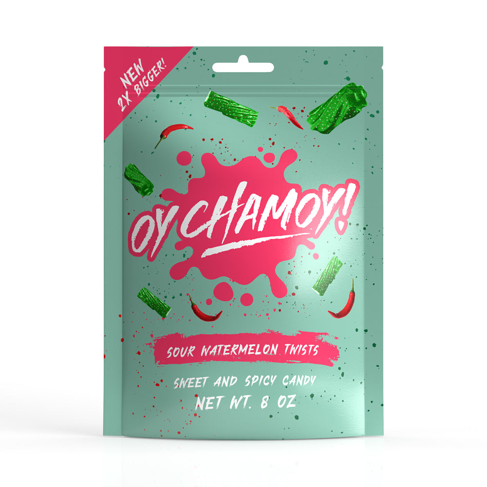 New 8oz. Oy Chamoy! Sour Watermelon Twists