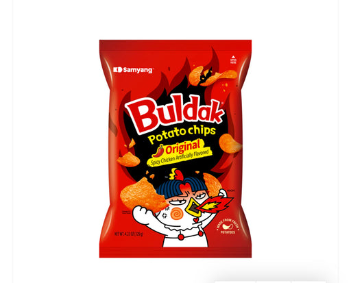 Buldak Potato Chips 4.23oz - Original
