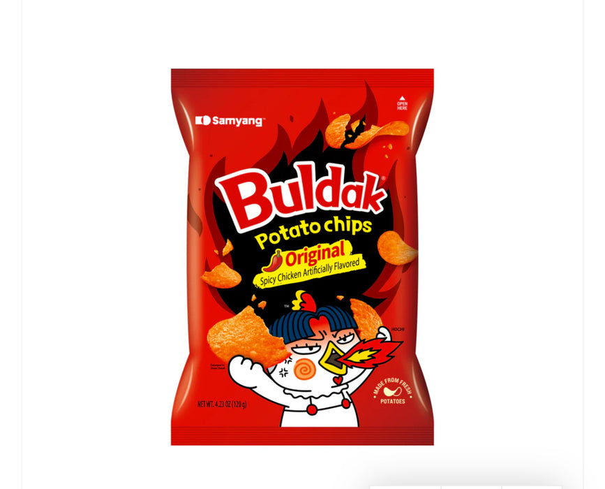Buldak Potato Chips 4.23oz - Original