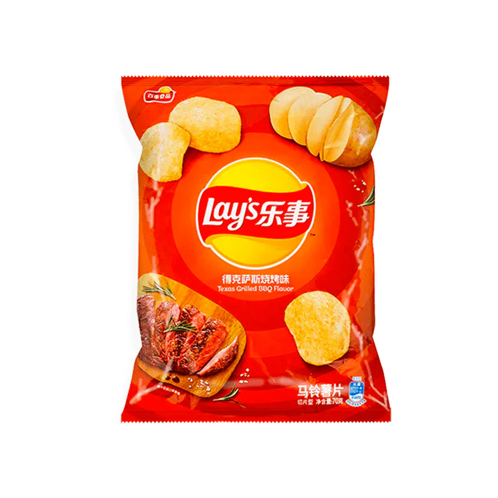 Exotic Lay’s - Texas Grilled BBQ Flavor Chips